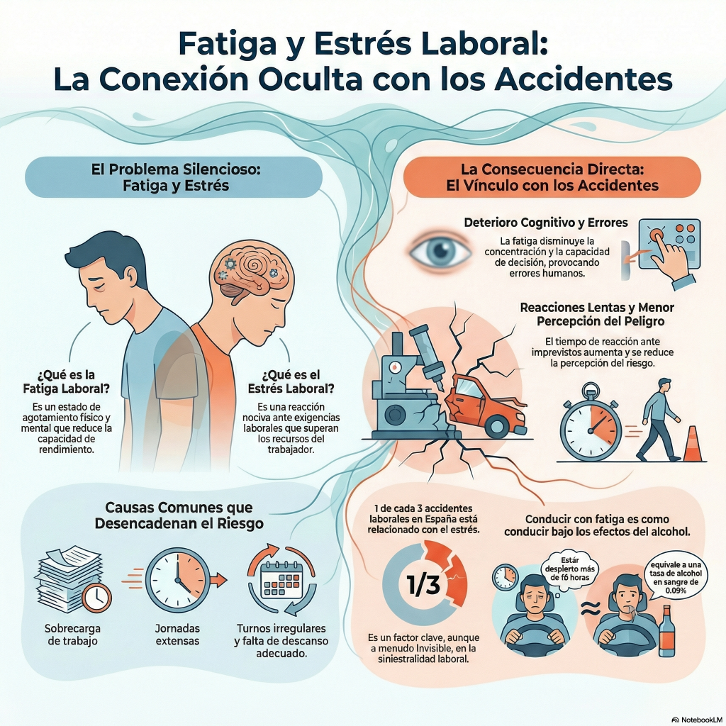 171. Fatiga y estrés en el trabajo cómo se relacionan con los accidentes