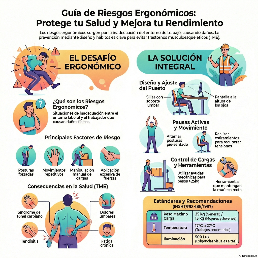 180. Que son las Riesgos ergonómicos y como evitarlo