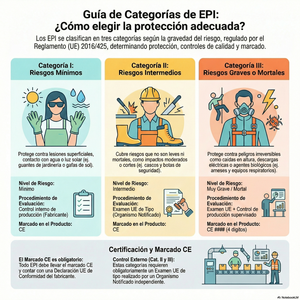190. Categorias de EPIS y mal uso