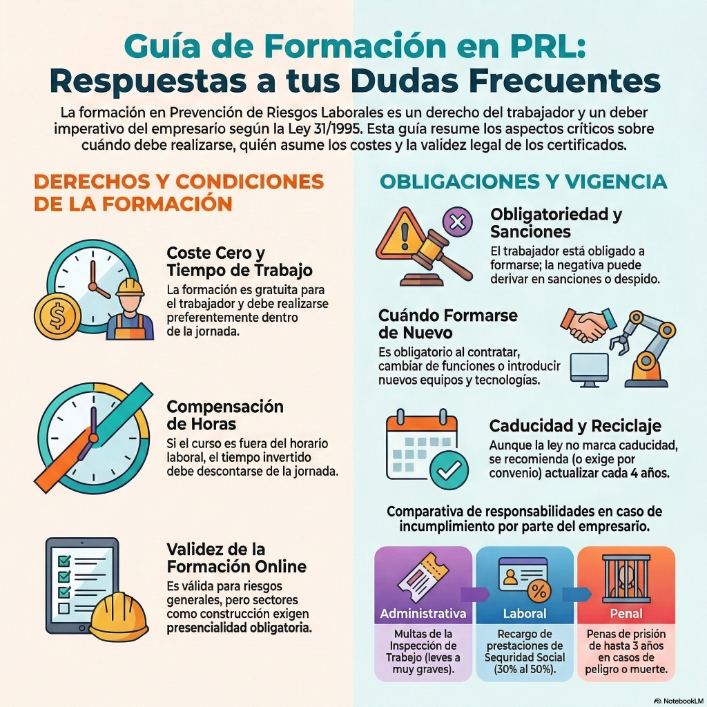 197. Preguntas frecuentes de trabajadores sobre su formación en PRL