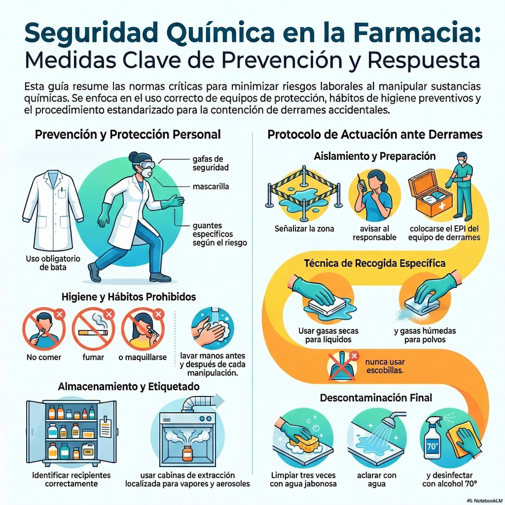 210. Manipulación de productos químicos en droguerías
