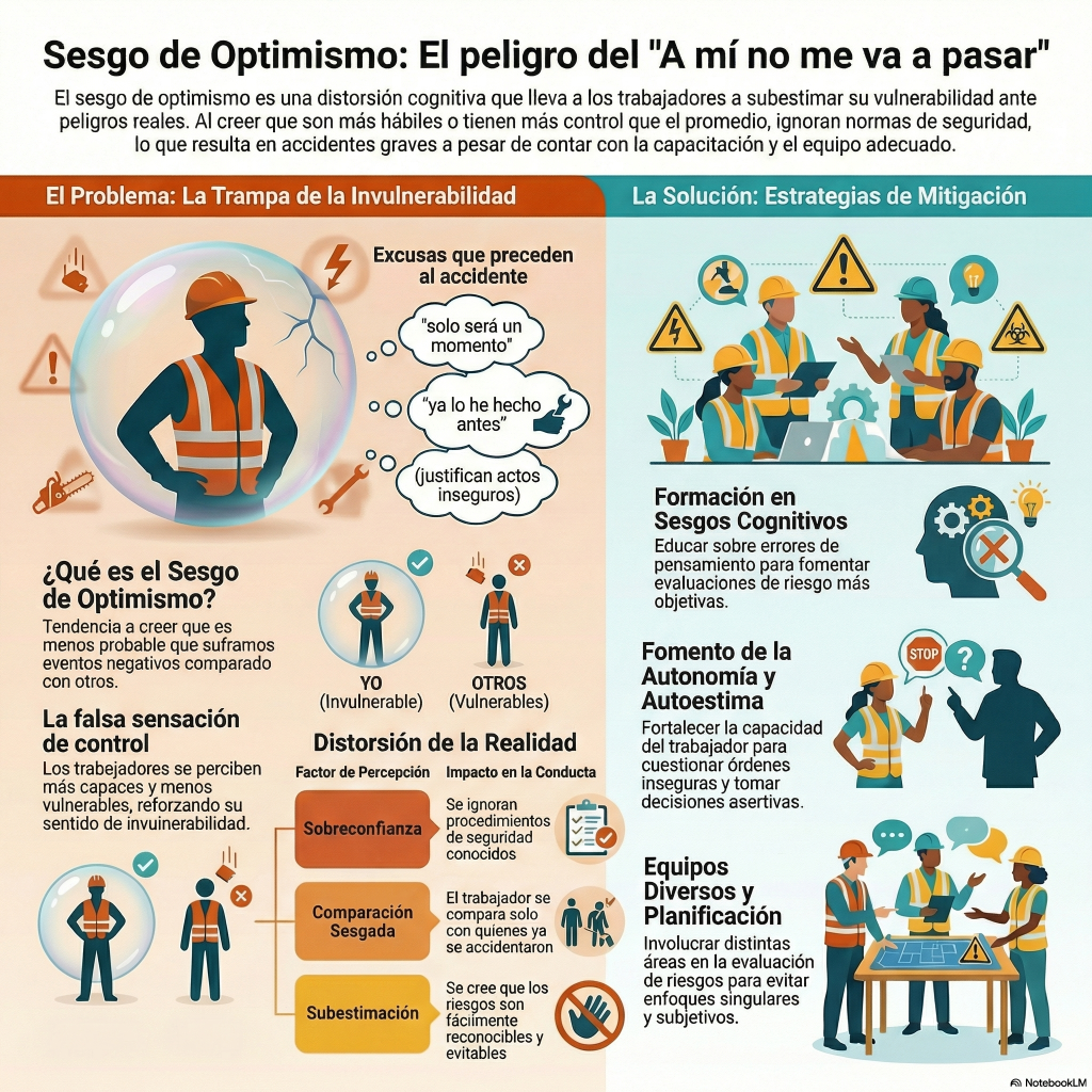 221. El sesgo de optimismo en la percepción del riesgo: «a mí no me va a pasar»