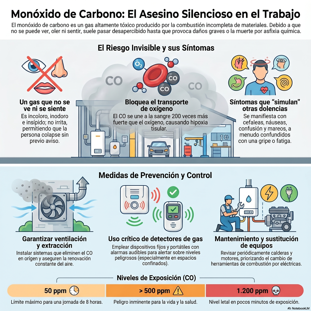 242. Monóxido de carbono en el trabajo: el asesino silencioso