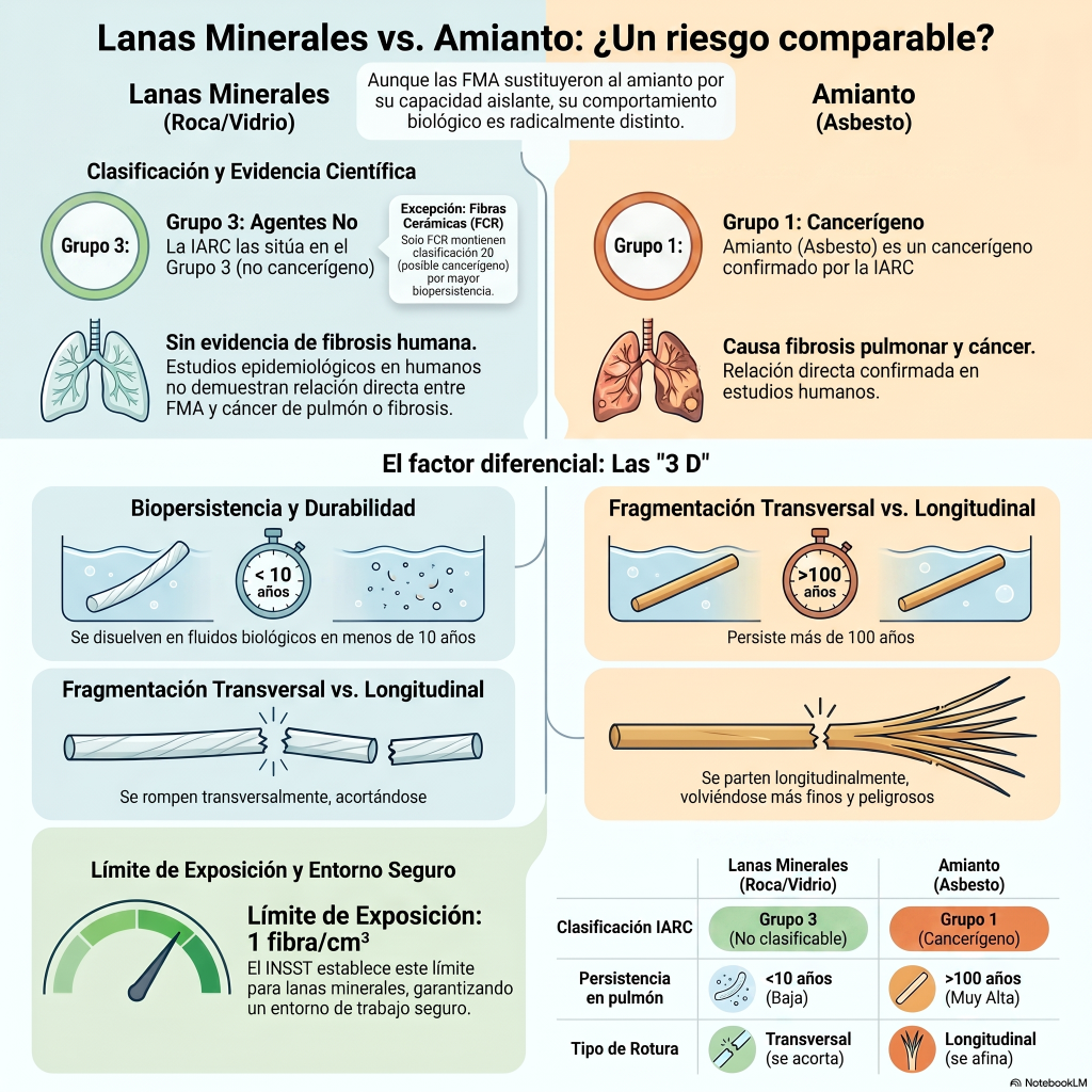 248. Fibras minerales artificiales (lana de roca, fibra de vidrio): ¿el nuevo amianto?