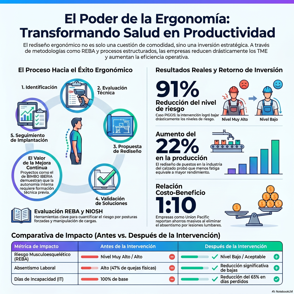 249. El rediseño del puesto de trabajo: casos prácticos de intervención ergonómica exitosa