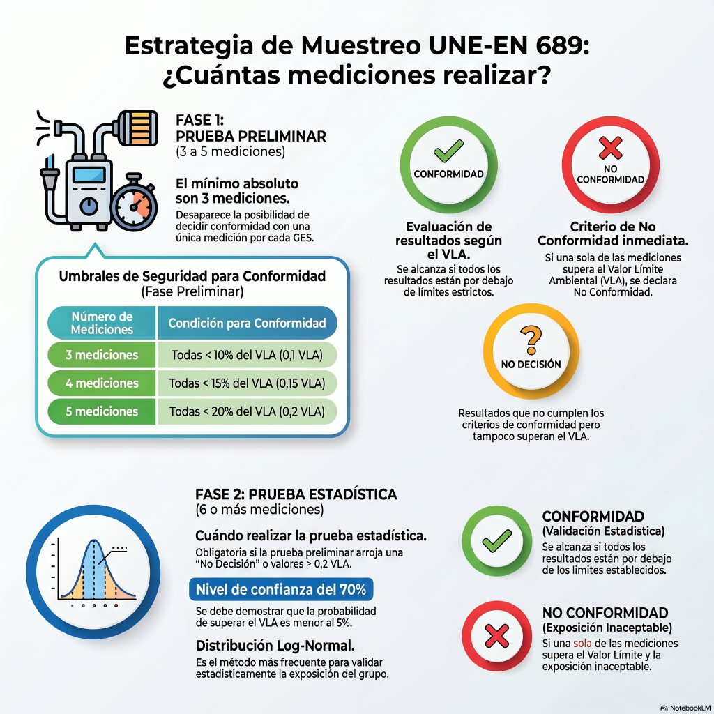 254. La estrategia de muestreo según la UNE-EN 689: cómo decidir cuántas mediciones hacer