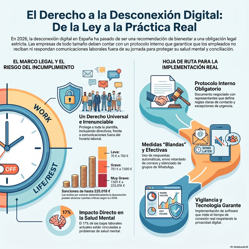259. El derecho a la desconexión digital: de la ley a la práctica real
