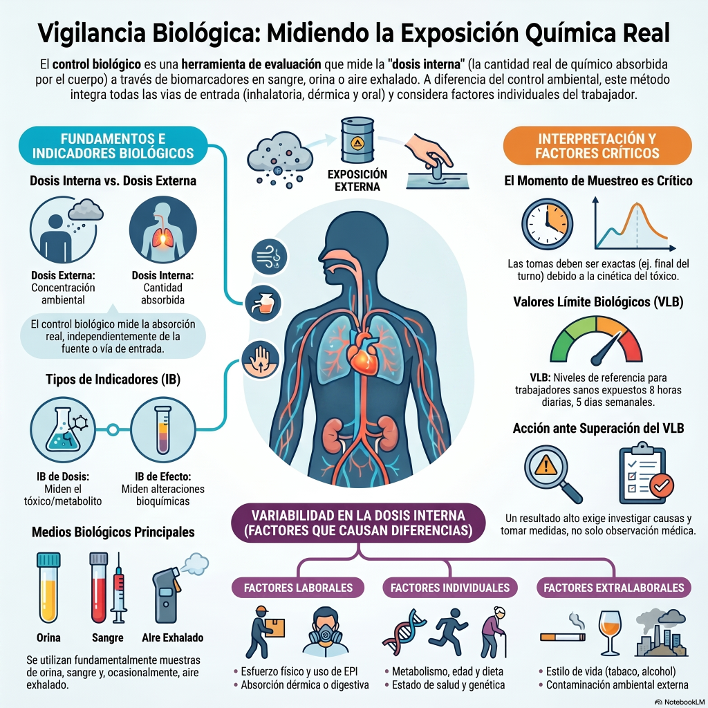 269. La vigilancia biológica de la exposición: indicadores biológicos y su interpretación