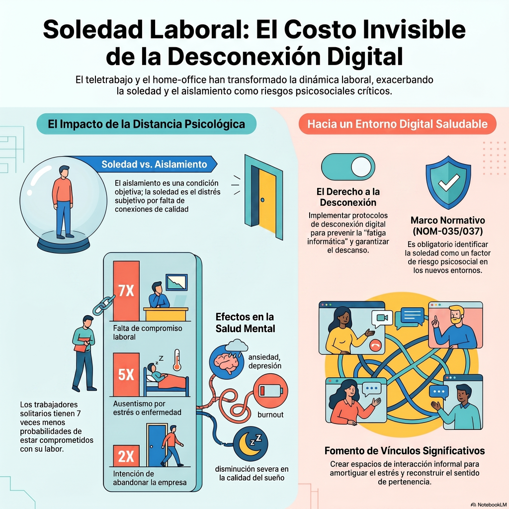 270. Soledad y aislamiento en el trabajo: teletrabajo, trabajo en solitario y sus efectos