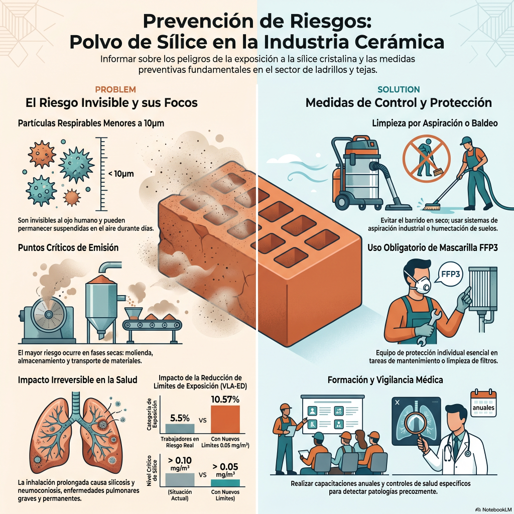 271. Exposición a polvo en la industria cerámica y ladrillera