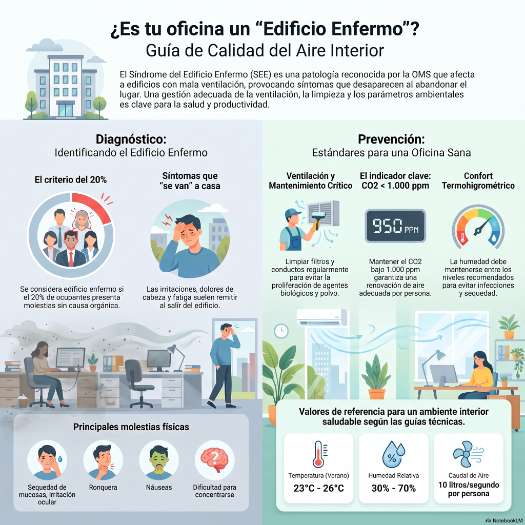 275. Calidad del aire interior en oficinas y edificio enfermo