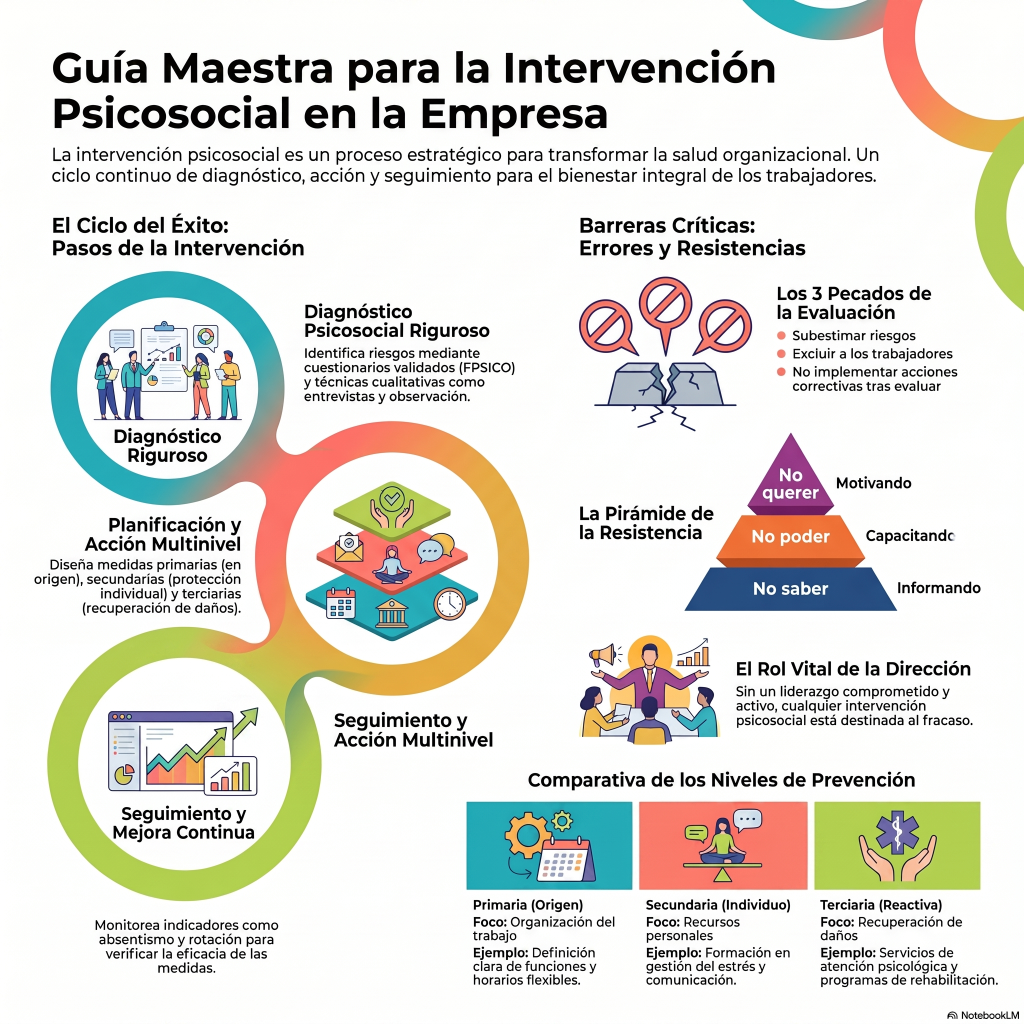 276. Cómo hacer una intervención psicosocial en la empresa: pasos, resistencias y errores comunes